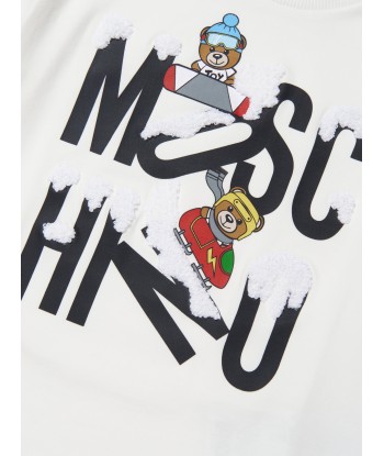 Moschino Kids Snow Bear Logo T-Shirt Jusqu'à 80% De Réduction