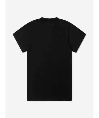 MM6 Maison Margiela Kids Logo Dress In Black store