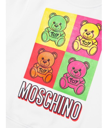 Moschino Kids Teddy Bear Logo Sweatshirt basket pas cher