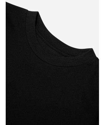 MM6 Maison Margiela Kids Logo T-Shirt In Black 50-70% off 