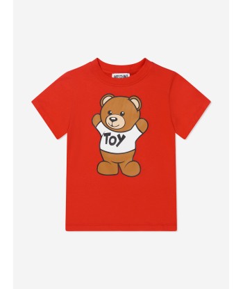 Moschino Kids Teddy Bear Print T-Shirt d'Europe débarque