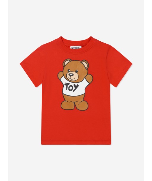 Moschino Kids Teddy Bear Print T-Shirt d'Europe débarque