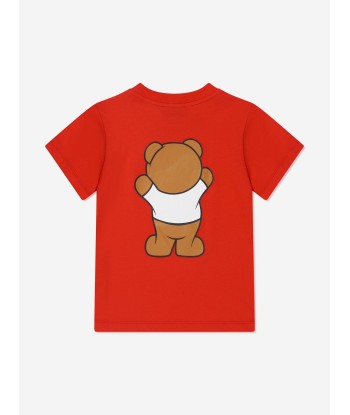 Moschino Kids Teddy Bear Print T-Shirt d'Europe débarque