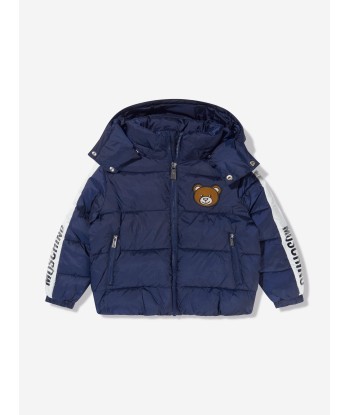 Moschino Kids Logo Trim Padded Jacket de la marque