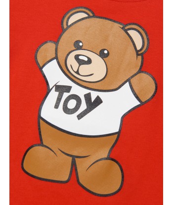 Moschino Kids Teddy Bear Print T-Shirt d'Europe débarque