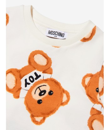 Moschino Kids Teddy Bear Logo T-Shirt basket pas cher