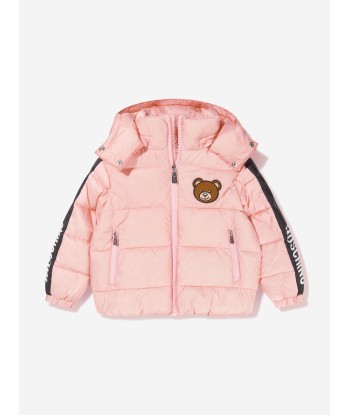 Moschino Girls Logo Trim Padded Jacket online