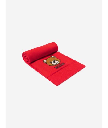 Moschino Kids Wool Bear Logo Scarf l'évolution des habitudes 