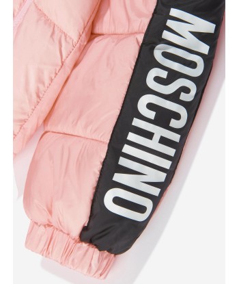 Moschino Girls Logo Trim Padded Jacket online