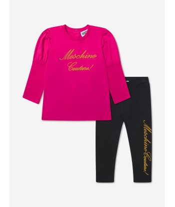 Moschino Baby Girls T-Shirt And Leggings Set acheter en ligne