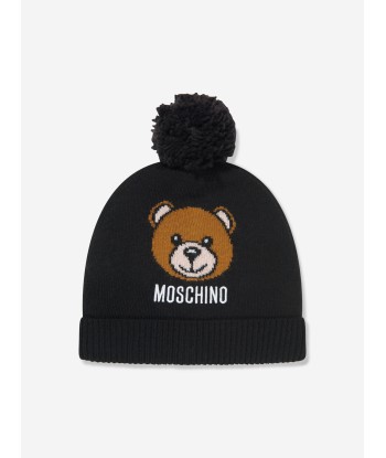 Moschino Kids Wool Bear Logo Hat chez Cornerstreet bien 