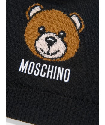 Moschino Kids Wool Bear Logo Hat chez Cornerstreet bien 