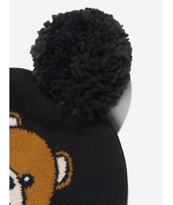 Moschino Kids Wool Bear Logo Hat chez Cornerstreet bien 