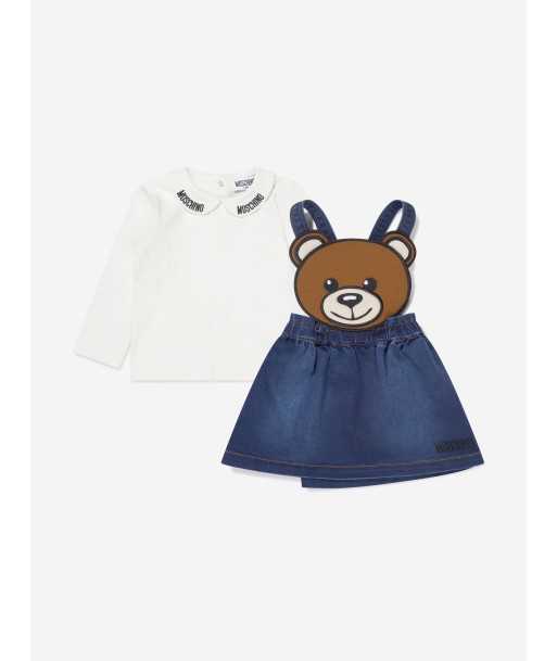 Moschino Baby Girls T-Shirt And Teddy Bear Skirt Set de technologie