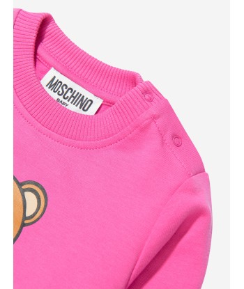 Moschino Baby Girls Teddy Bear Heart Sweatshirt Fin de série