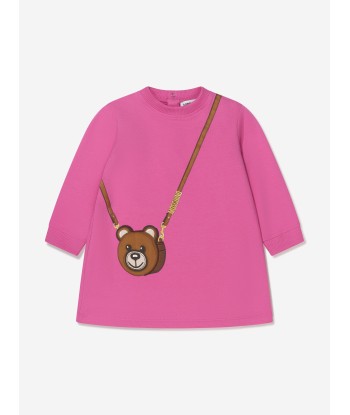 Moschino Baby Girls Bear Bag Print Dress pas cher chine