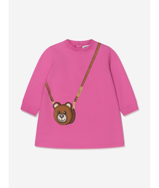 Moschino Baby Girls Bear Bag Print Dress pas cher chine