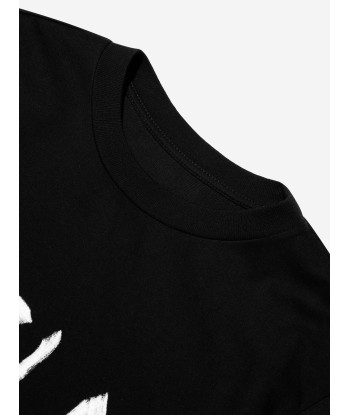 MM6 Maison Margiela Kids Logo Dress In Black store