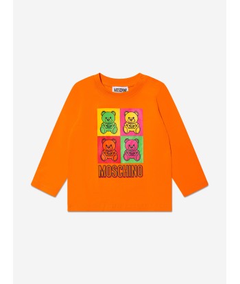 Moschino Baby Long Sleeve Teddy Bear T-Shirt online