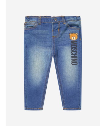 Moschino Baby Teddy Bear Logo Jeans Comparez et commandez 