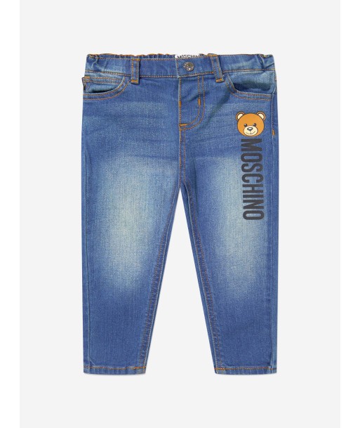 Moschino Baby Teddy Bear Logo Jeans Comparez et commandez 