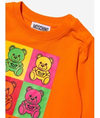 Moschino Baby Long Sleeve Teddy Bear T-Shirt online