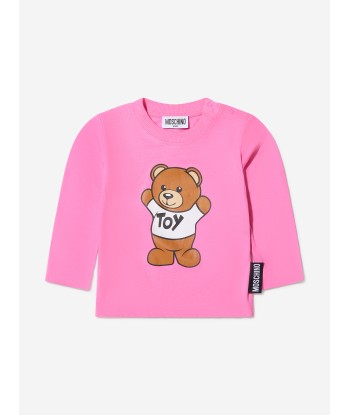 Moschino Baby Girls Long Sleeve Teddy Bear T-Shirt Economisez 