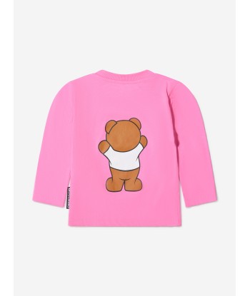 Moschino Baby Girls Long Sleeve Teddy Bear T-Shirt Economisez 