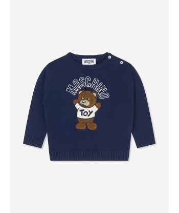 Moschino Baby Teddy Bear Logo Sweatshirt en ligne des produits 