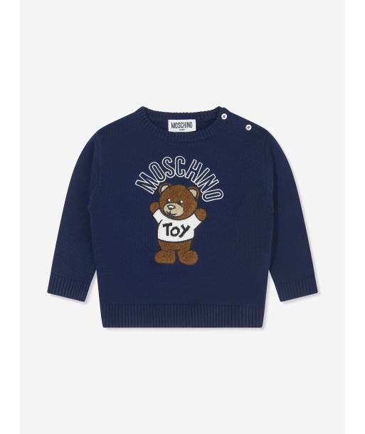 Moschino Baby Teddy Bear Logo Sweatshirt en ligne des produits 