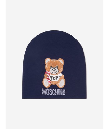 Moschino Baby Teddy Babygrow And Hat Gift Set français