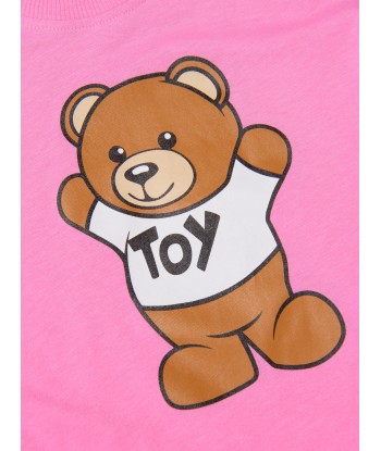 Moschino Baby Girls Long Sleeve Teddy Bear T-Shirt Economisez 