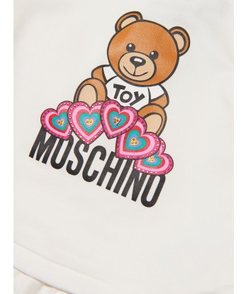 Moschino Baby Girls Teddy Hearts Sweater Dress à prix réduit toute l'année