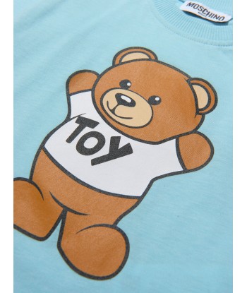 Moschino Baby Long Sleeve Teddy Bear T-Shirt en linge