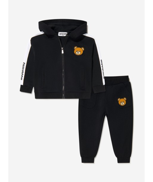 Moschino Baby Logo Trim Tracksuit pas cher 