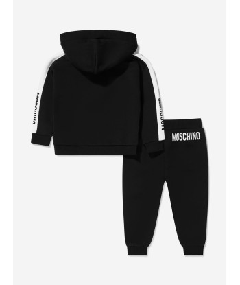 Moschino Baby Logo Trim Tracksuit pas cher 