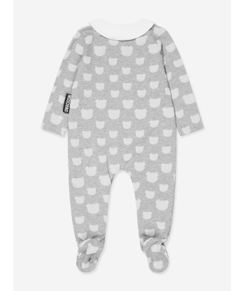 Moschino Baby Bear Babygrow And Pochette Gift Set pas cheres