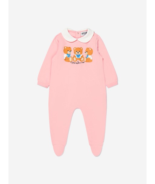 Moschino Baby Girls Babygrow And Hat Gift Set shop