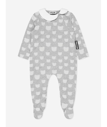 Moschino Baby Bear Babygrow And Pochette Gift Set pas cheres