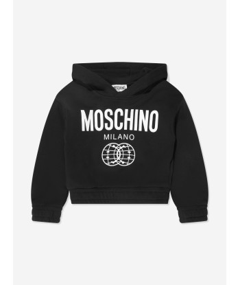 Moschino Girls Milano Logo Tracksuit in Black destockage