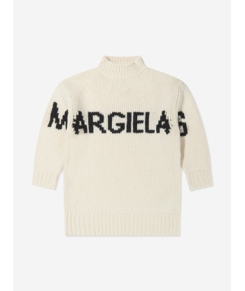 MM6 Maison Margiela Girls Wool Knitted Jumper Dress livraison et retour toujours gratuits