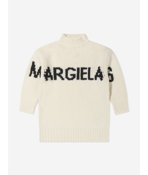 MM6 Maison Margiela Girls Wool Knitted Jumper Dress livraison et retour toujours gratuits