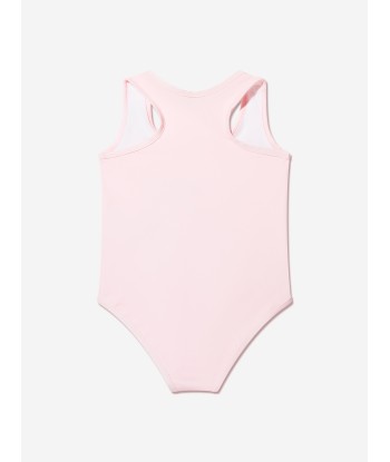 Moschino Girls Teddy Logo Swimming Costume in Pink Par le système avancé 