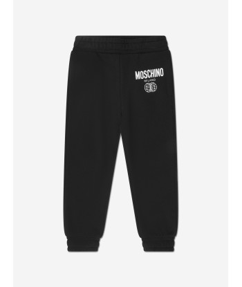 Moschino Girls Milano Logo Tracksuit in Black destockage