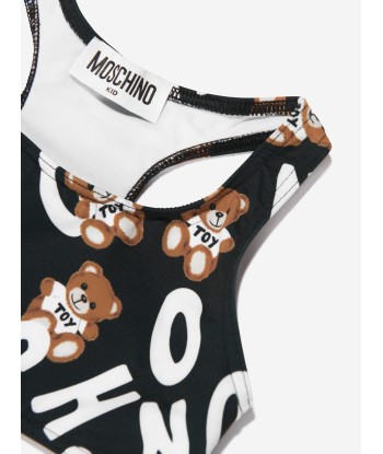 Moschino Girls Teddy Logo Bikini in Black france