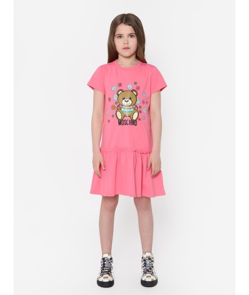 Moschino Girls T-Shirt Skater Dress in Pink les ctes