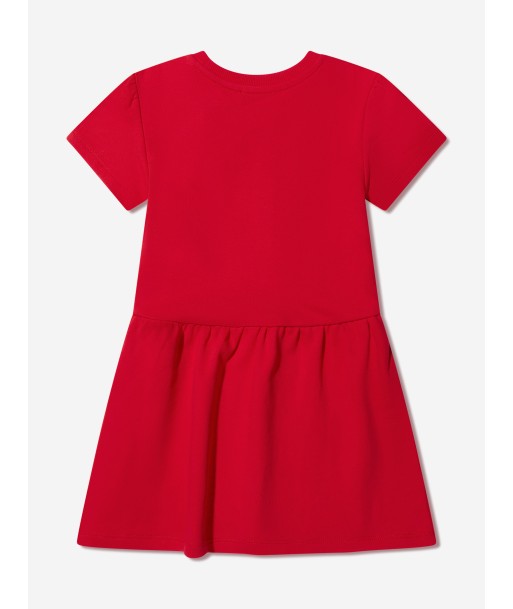 Moschino Girls Teddy Logo Dress in Red l'évolution des habitudes 