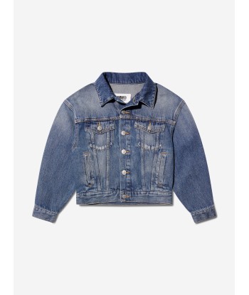 MM6 Maison Margiela Kids Denim Jacket In Blue l'achat 