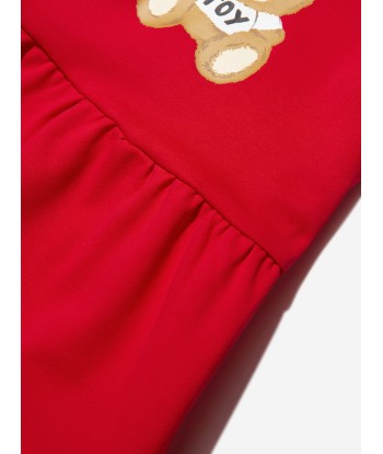 Moschino Girls Teddy Logo Dress in Red l'évolution des habitudes 