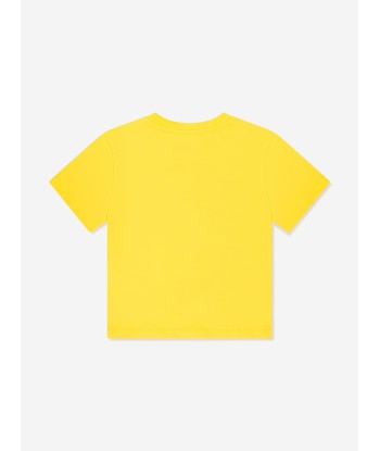 Moschino Kids Teddy Print T-Shirt in Yellow Le MVP de beaucoup